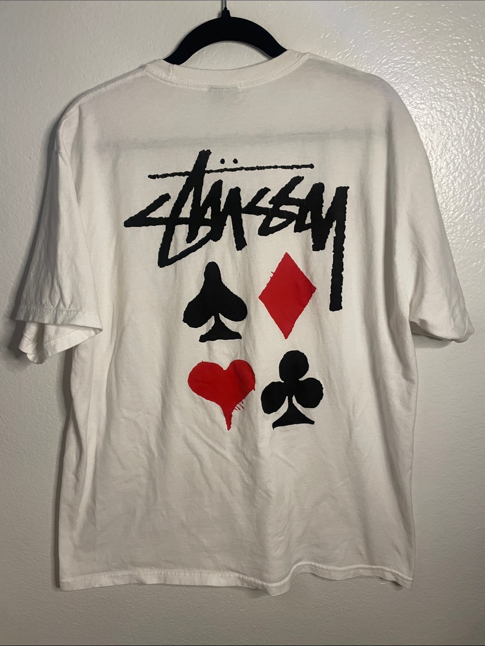 Stussy Full Deck 2 Tee White - Large